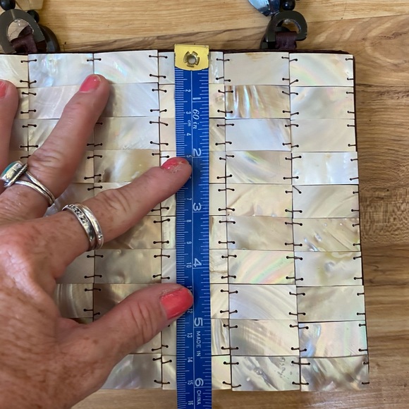 Mad Bags mother of pearl handbag purse - Picture 12 of 16